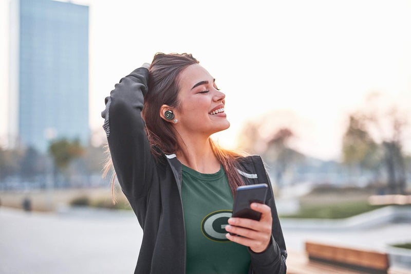 SOAR NFL True Wireless Earbuds, Green Bay Packers - Image 3